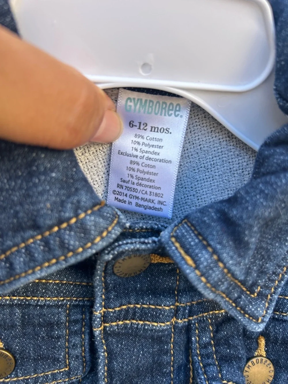 Gymboree Dark Blue Denim Jacket for Kids